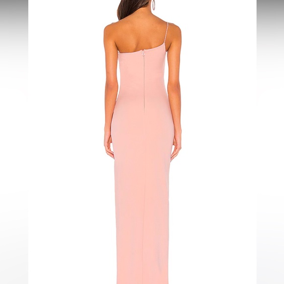 Nookie Lust One Shoulder Gown in Blush - Picture 2 of 5